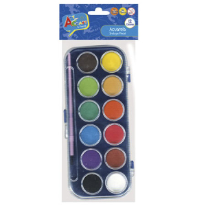 Acuarela 12 colores Art and Craft