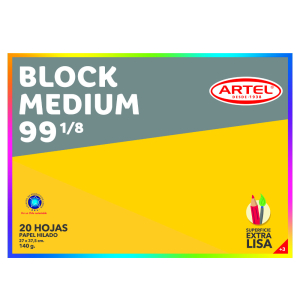 Block dibujo medium 99 1/8 Artel (1001.0005)