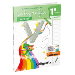 Caligrafix Cuaderno Caligrafia 1° Basico 1er Semestre Vertical