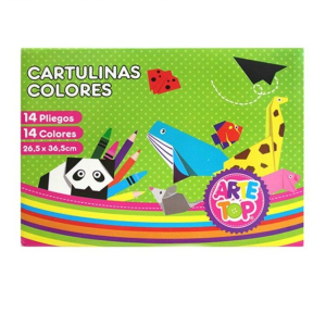 Estuche cartulina de colores Arte Top