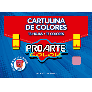 Estuche cartulina de colores Proarte