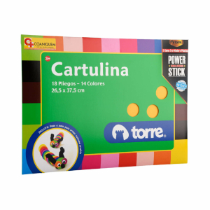 Estuche cartulina de colores Torre