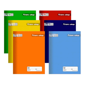 Cuaderno college matemáticas 5 mm 100 hojas Torre