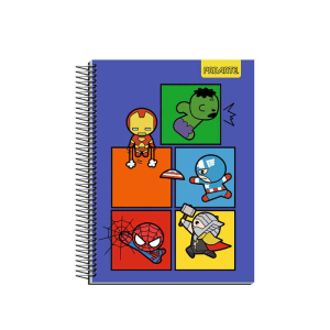 Cuaderno matemáticas 7 mm 150 hojas Proarte Marvel