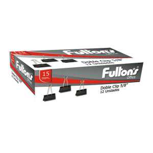 Doble clips 15 mm Fultons