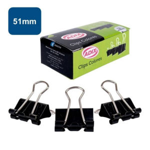 Doble clips 51 mm Adix