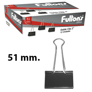 Doble clips 51 mm Fultons