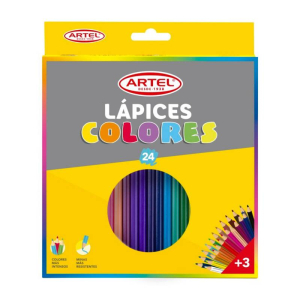 Lápices de colores (24) Artel