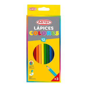 Lápices de colores (12) Artel