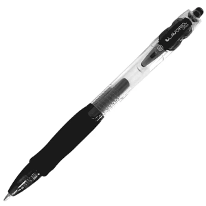 Lapicera gel negra retractil 0.7 mm Lavoro