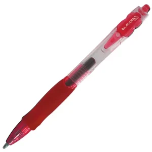 Lapicera gel roja retractil 0.7 mm Lavoro