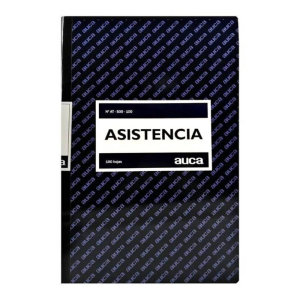 Libro asistencia 100 hojas Auca