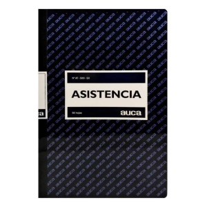Libro asistencia 50 hojas Auca
