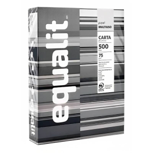 Papel fotocopia T/Carta, Marca Equalit