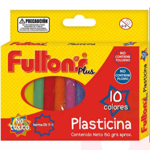 Plasticina 10 colores Fultons