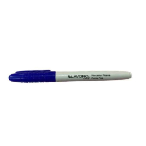 Plumón pizarra azul punta fina Lavoro