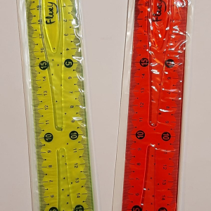 Regla acrílica 20 cms Flexible Flexy