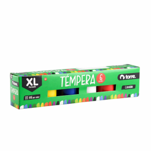 Témpera XL 6 colores Torre