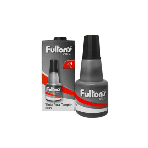 Tinta para tampón negro Fultons