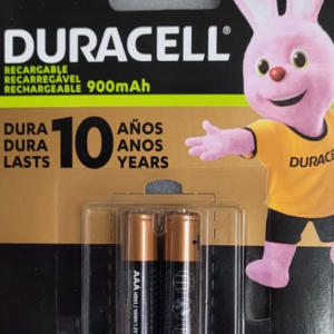 Pila recargable AAA 900mAh Duracell (pack 2)