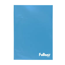 Carpeta plastificada oficio, con gusano - Celeste - Fultons