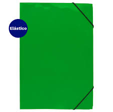Carpeta con elástico oficio - Verde oscuro - Lavoro