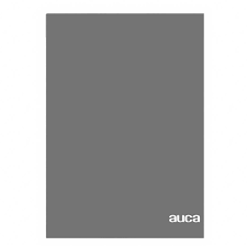 Carpeta plastificada oficio, con gusano - Gris - Auca