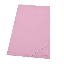 Carpeta Portadocumento PVC con elástico oficio - Rosado pastel - Lavoro