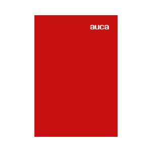 Carpeta plastificada oficio, con gusano - Roja - Auca