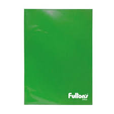 Carpeta plastificada oficio, con gusano - Verde - Fultons