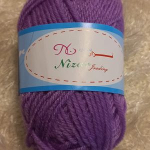 Lana (madeja) lila, 25 grs - Nizar