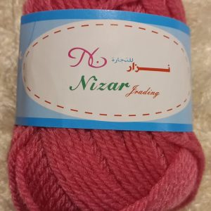 Lana (madeja) rosado fuerte, 25 grs - Nizar
