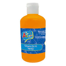 Témpera 250 ml Naranjo - Art and Craft