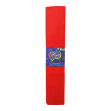 Papel crepé rojo 50x200 cms (pliego) - Art and Craft