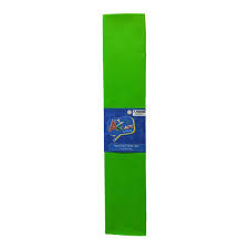 Papel crepé verde claro 50x200 cms (pliego) - Art and Craft