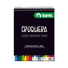 Croquera bond 16x21 cm 100 hojas 80 gr - Torre