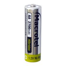 Pila recargable Híbridas AA 1,2V 2700mAh - Macrotel