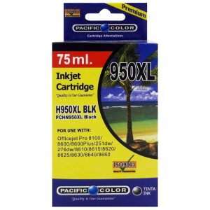 Tinta negra (Black) 950XL 75 ml - Pacific Color