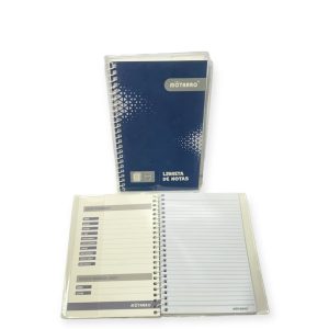 Libreta de notas (lineal) 60 Hj 7,5 x 10,5 cms - Motarro