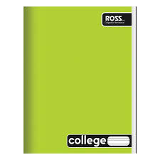 Cuaderno college caligrafía horizontal 80 hojas Ross