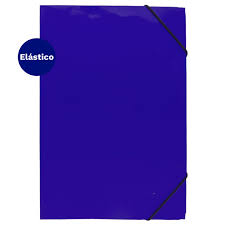Carpeta con elástico oficio – Azúl – Lavoro