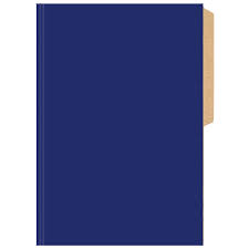 Carpeta cartulina pigmentada oficio brillante Azul oscuro - Buho