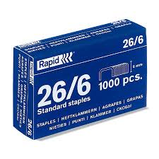 Corchetes 26/6 Rapid - (1000 pcs.)