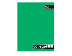 Cuaderno college matemáticas 7 mm 80 hojas Ross