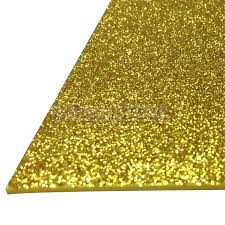 Goma eva glitter 20x30 cm Dorado