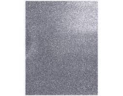 Goma eva glitter 20x30 cm Plateado