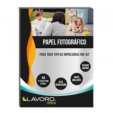 Papel fotográfico adhesivo 200 grs. 20 hojas - Lavoro