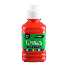 Témpera 250 ml Rojo - Torre