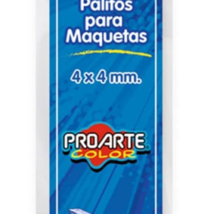 Palos para maqueta 4 x 4 mm