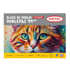 Block dibujo doble faz 99 1/8 Artel (1001.0006)